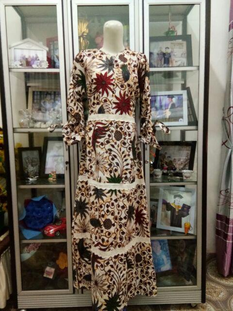 Batik Wanita Asj Sa Hrb026 Kenongo Kemeja Tosca Pendek