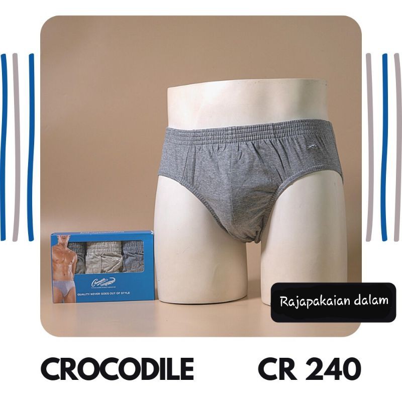 Celana dalam pria Crocodile 240 Harga 3 PCS