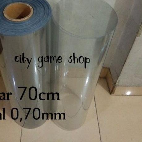 

plastik pvc mika rigid kaku lebar 70cm x 1meter tebal 0,70mm