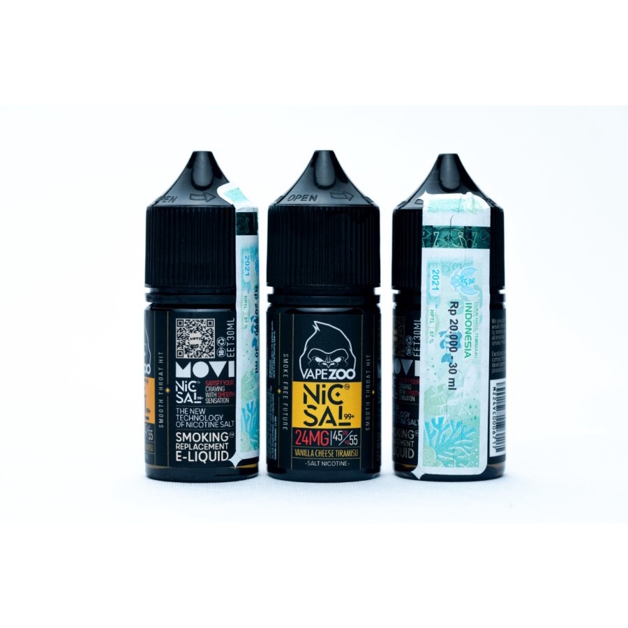 Vapezoo NicSal99+ Salt Nic 30ML 24Mg x Movi Liquid Berpita Cukai