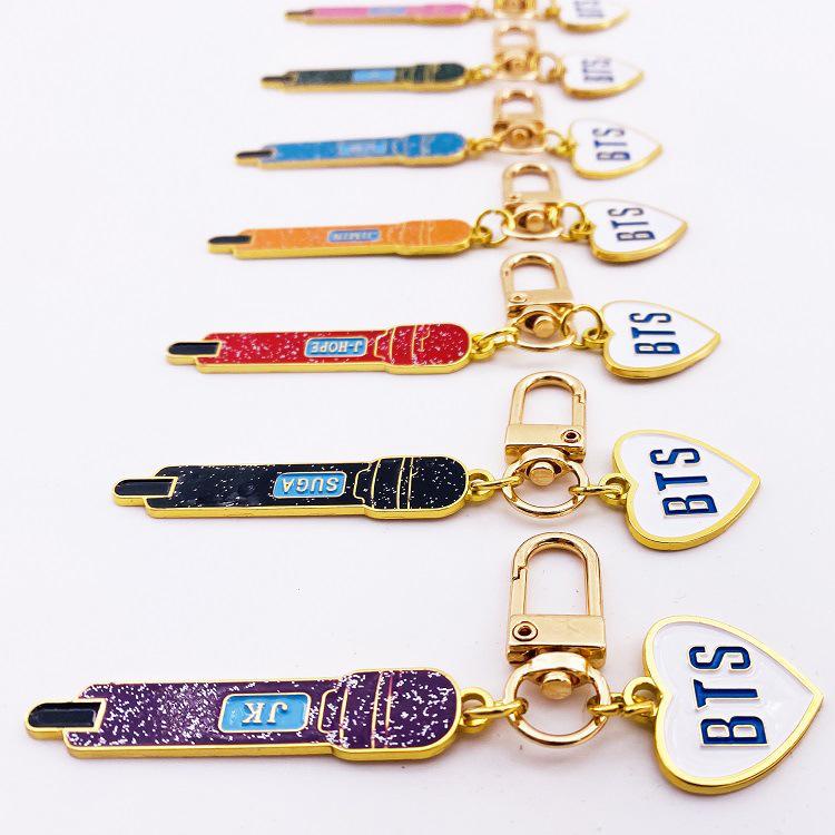 [BS] BISA COD Gantungan Kunci Warna Mic BTS KPOP Key Chain - KP853