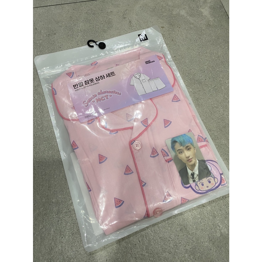NCT x SANRIO SPAO HALF SLEEVE PAJAMA MARK RENJUN