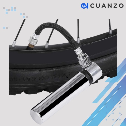 Pompa Manual Ban Sepeda Mini Bike Pump 120 PSI / Pompa Kompa Ban Angin Sepeda Sepedah Motor Becak Be