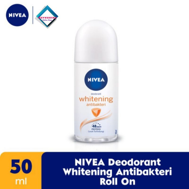 Jual NIVEA Deodorant Whitening Anti bakteri Roll On 50ml Shopee Indonesia