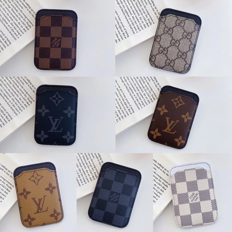 STICKY LV CARD HOLDER WALLET ALL PHONE TYPES OPPO A16 A12 A20s A21s A21