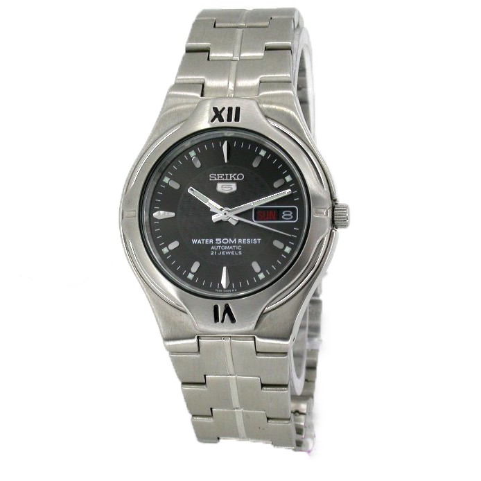 Jam Tangan Pria Seiko 5 SNK349 Strap Stainless Steel Silver SNK349K1