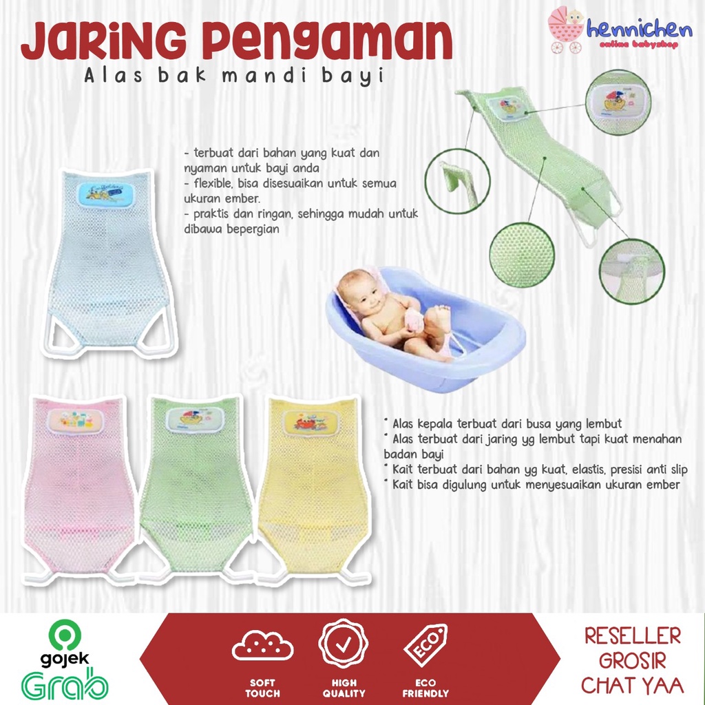 Jaring Pengaman Alas Bak Mandi Bayi ( Baby Helper Bath-Tempat Bathub Baby-Alat Bantu Tatakan Anak )