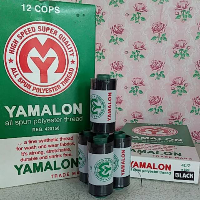 Benang jahit yamalon hitam