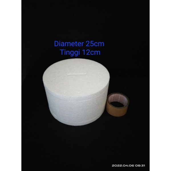 Diameter 25cm Dummy Cake Money Roll tinggi pilih di varian