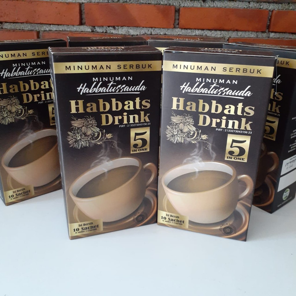 

Minuman Serbuk Habbatasauda Habbats Drink 5in1 isi 10 sachet