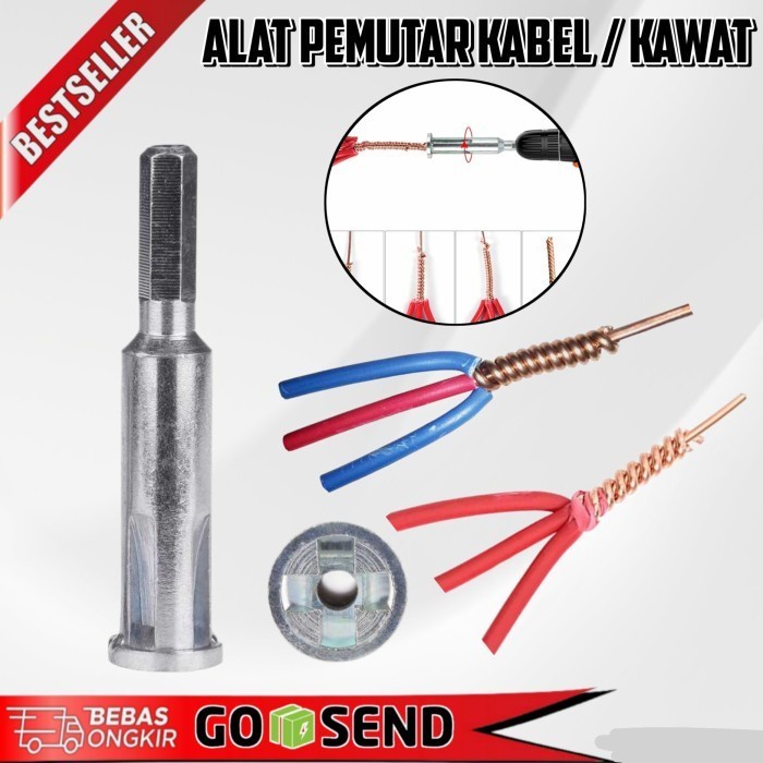 BAROKAH Wire Stripping and Twisting Tool Manual Wires Stripper Twister drill