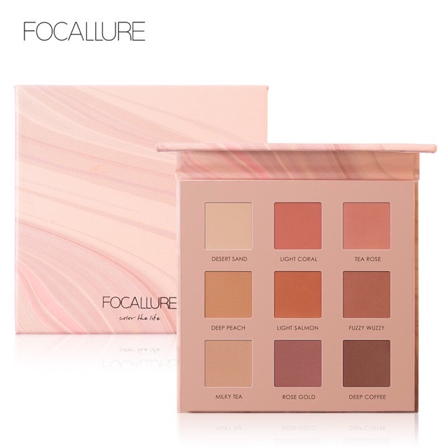 FOCALLURE Shimmer Eyeshadow Palette Semua Tipe Jenis Kulit - 02 Soft Powder