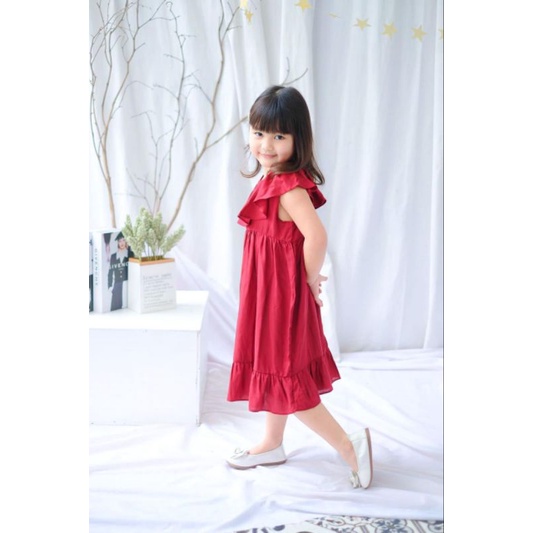 Dress Anak Loly Original Rayon Baju Anak Perempuan Super Premiuma