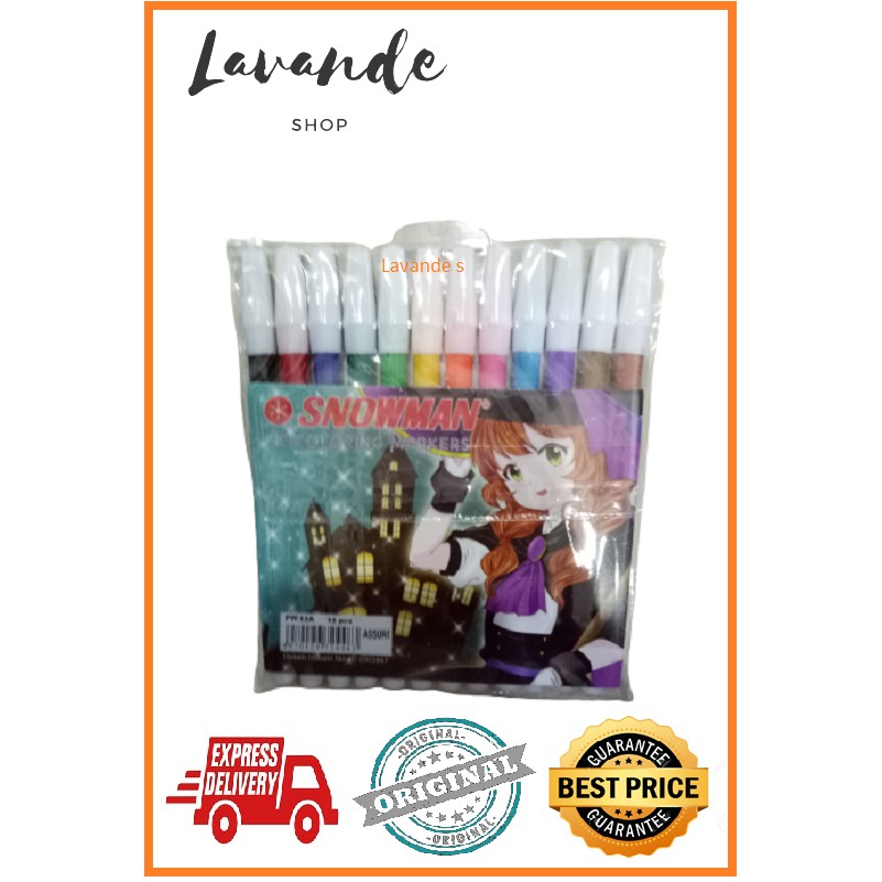 

SPIDOL 12 WARNA SNOWMAN