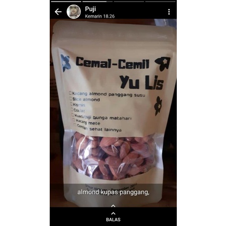 

kacang almound panggang