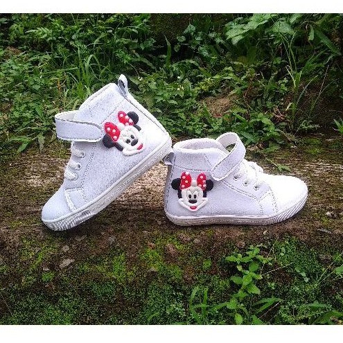 sepatu sneaker boots anak motif kartun MCK 22-25