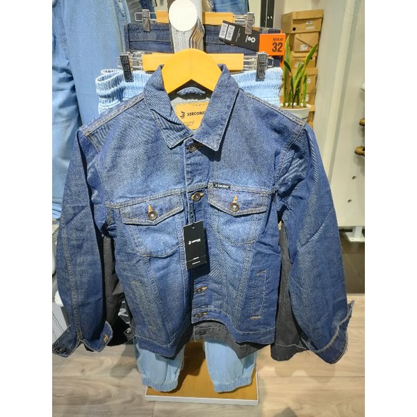 JAKET JEANS 3SECOND ORIGINAL 100%