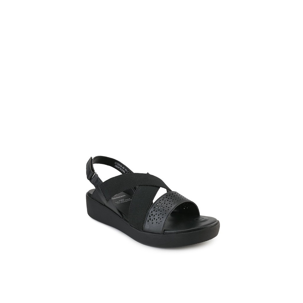 Sandal Obermain Wanita Terbaru Original Sendal E-newlyn Grace Black