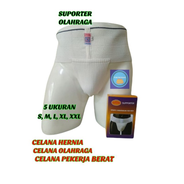 SPORTER FUL BRIEF ATHLETIC CELANA DALAM HERNIA DEWASA CELANA DALAM PRIA CELANA DALAM PEKERJA BERAT FUNGSI MENCEGAH TURUN BERO CELANA TURUN BEROK