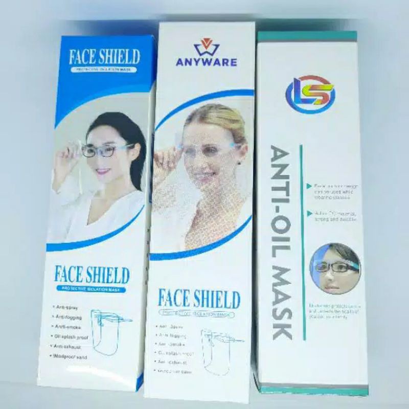 face shield kacamata dewasa grosir