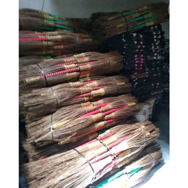 Jual Sapu Lidi Taman Bulat Gagang Bambu Shopee Indonesia