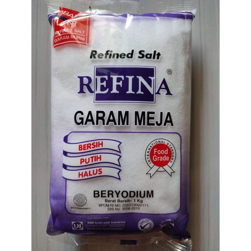 

Garam Meja REFINA SALT kemasan 1Kg