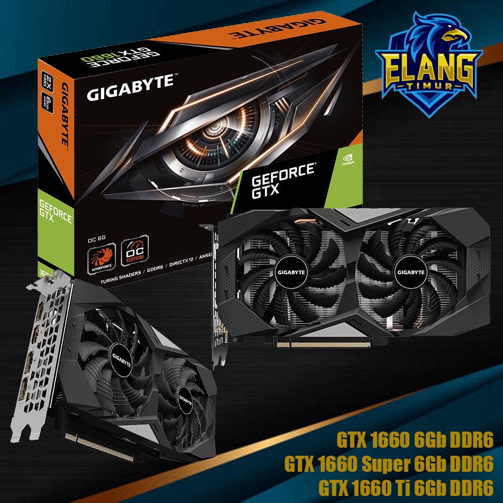 gtx 1660 6gb ddr6   gtx 1660 super   gtx 1660 ti   new garansi resmi