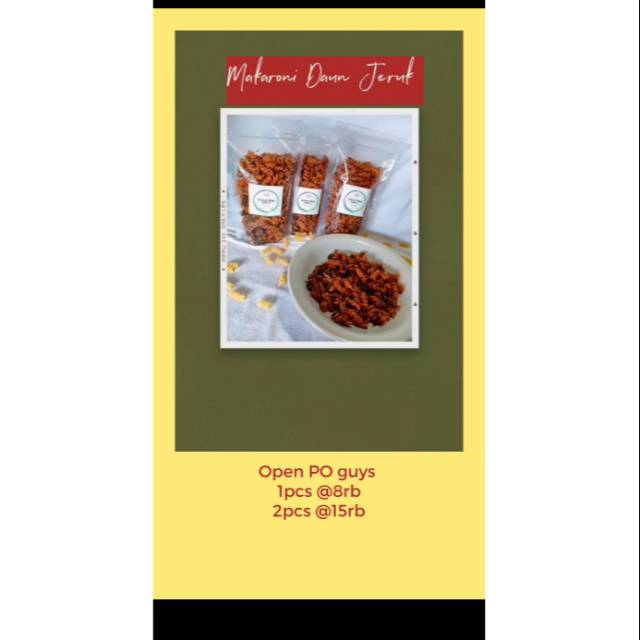 

Makaroni Daun Jeruk Pedas