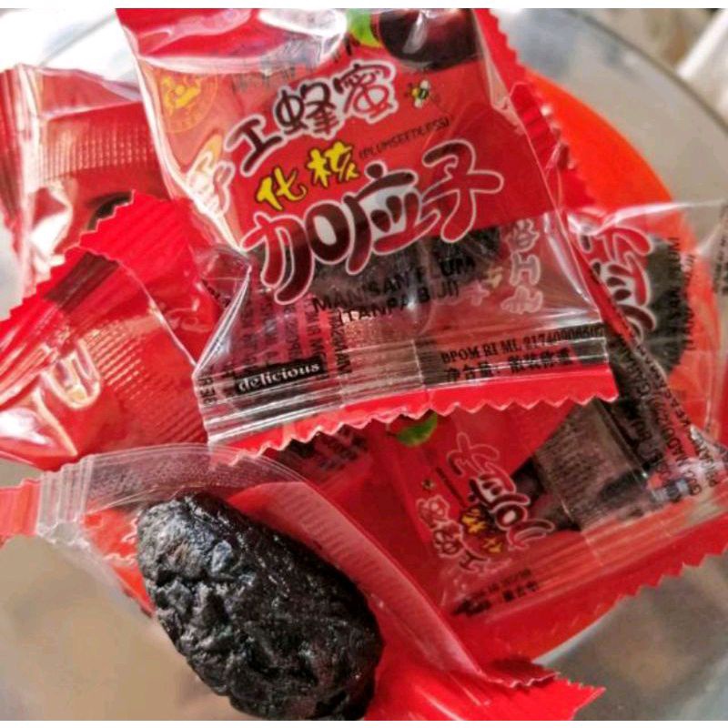 

QH MANISAN PLUM MERAH TANPA BIJI (250garm)