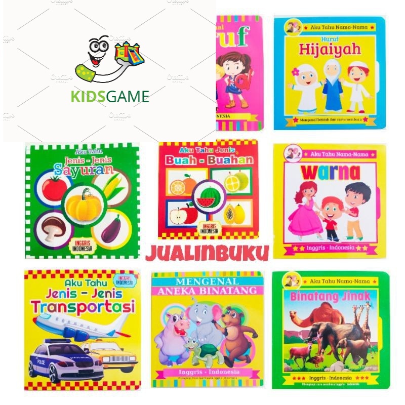 

(ORIGINAL) Boardbook Balita Murah Harga Terjangkau