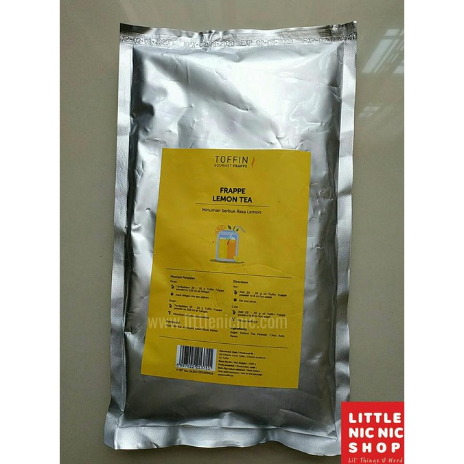 

Toffin Gourmet Frappe Lemon Tea minuman serbuk rasa teh lemon