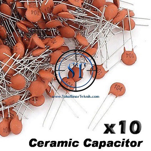 x10 Capacitor Disc Ceramic 1 nF 10nF 4.7nF 12nF 39nF 22nF 6,8nF 27nF 220nF (Capacitor Keramik nF/pF)