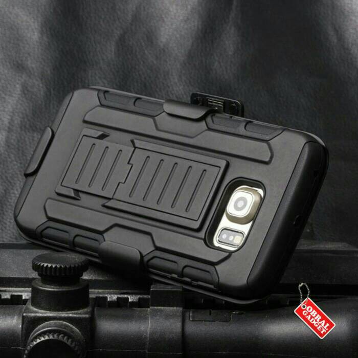 Promo BLACK ARMOR SHOCKPROOF DEFENDER SAMSUNG J7 2015 ( J7 Lama) Murah