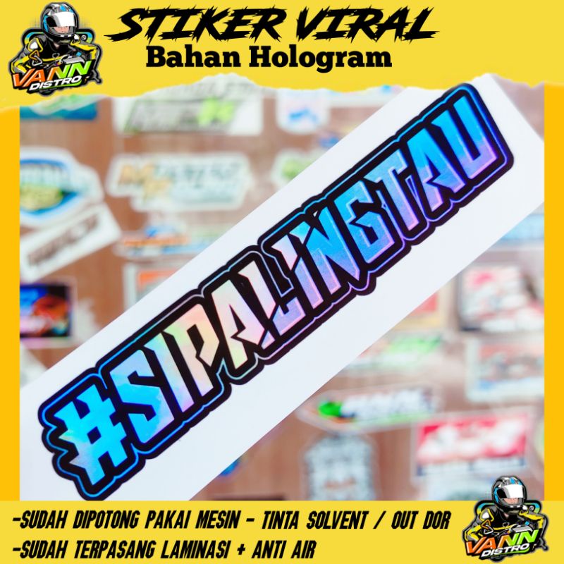 stiker si paling tau