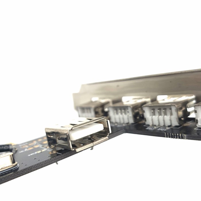 PCI card usb 2.0 4+1 slot extender hub port tambahan kartu extension