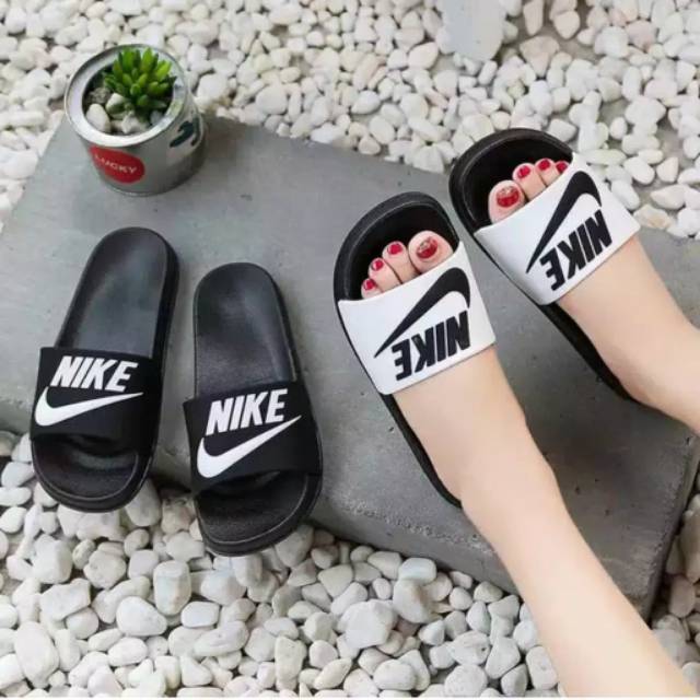 SANDAL PRIA WANITA SLOP GRADE ORIGINAL NIIKE BENASSI SWOOSH TERLARIS