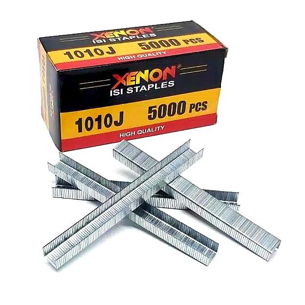 

BISA COD Isi Paku Tembak Staples Air Stapler Nailer U Kotak 10 mm - XENON 1010J