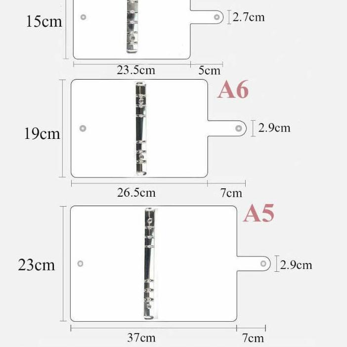 

⇢ Paket binder sinking fund / binder A6 / binder sequin binder daisy binder polos binder hologram / ziplock / zipper pocket ⇩