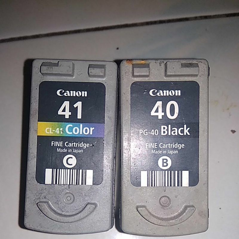 Cartridge PG 40/CL 41 dan PG 830/CL 831 Recycle Siap Pakai