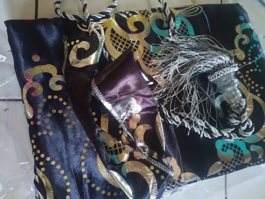 Gorden Blackout Zakat Buludru Print Mas Super,original &tebal