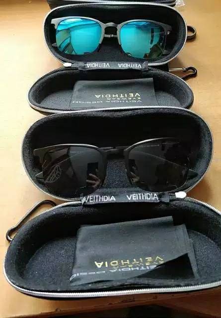 COD Veithdia Kacamata Polarized Anti Ultraviolet Pria Wanita