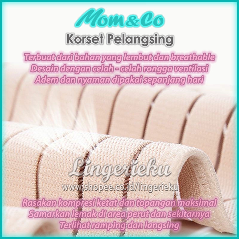 Korset Pelangsing Perut Mom and Co