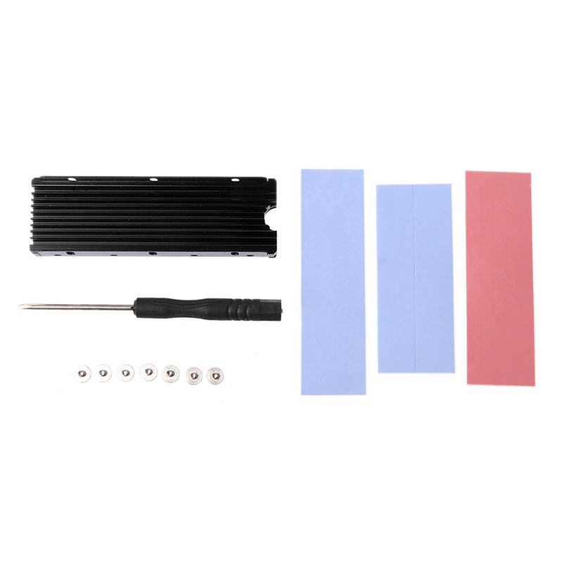 Cre Lembaran Metal Untuk M2 2280 Heatsink Cooler Solid State Hardisk Radiator 76x23mm