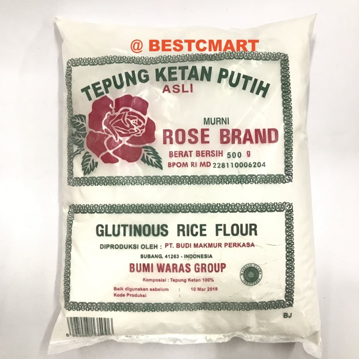 

Ds510 Rose Brand Tepung Ketan Putih / Rice Flour 500 Gr Gr6B0B1