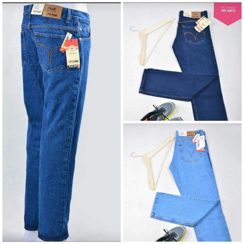 CELANA JINS PRIA PANJANG STANDAR JEANS LEVIS MERK XPD