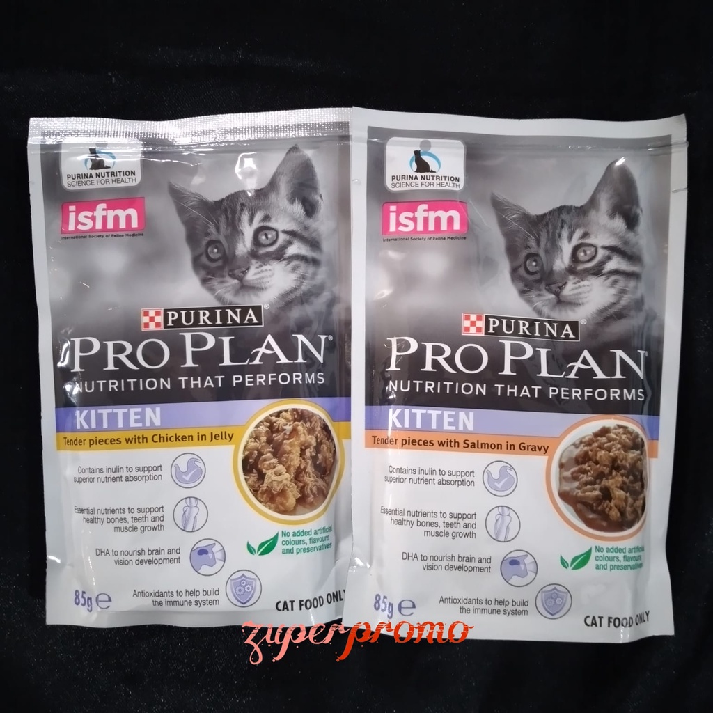 Pro Plan Kitten Pouch 85gr / Makanan Basah Anak Kucing