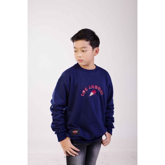 REBEL ID ORIGINAL Sweater Flecee Anak Full Bordir