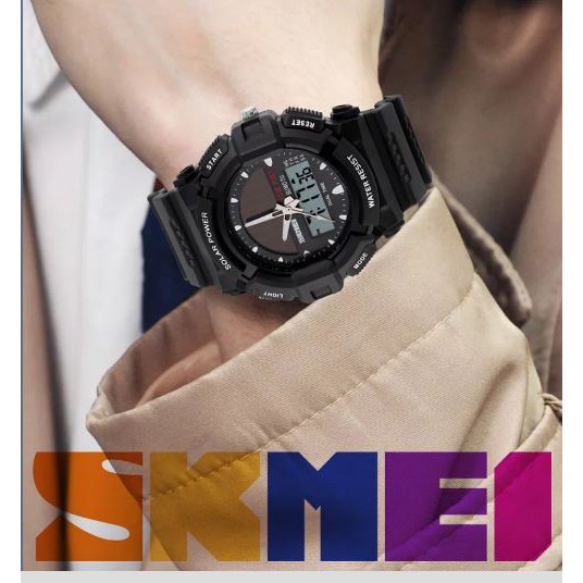 Jam Tangan Pria SKMEI Solar Power 1050