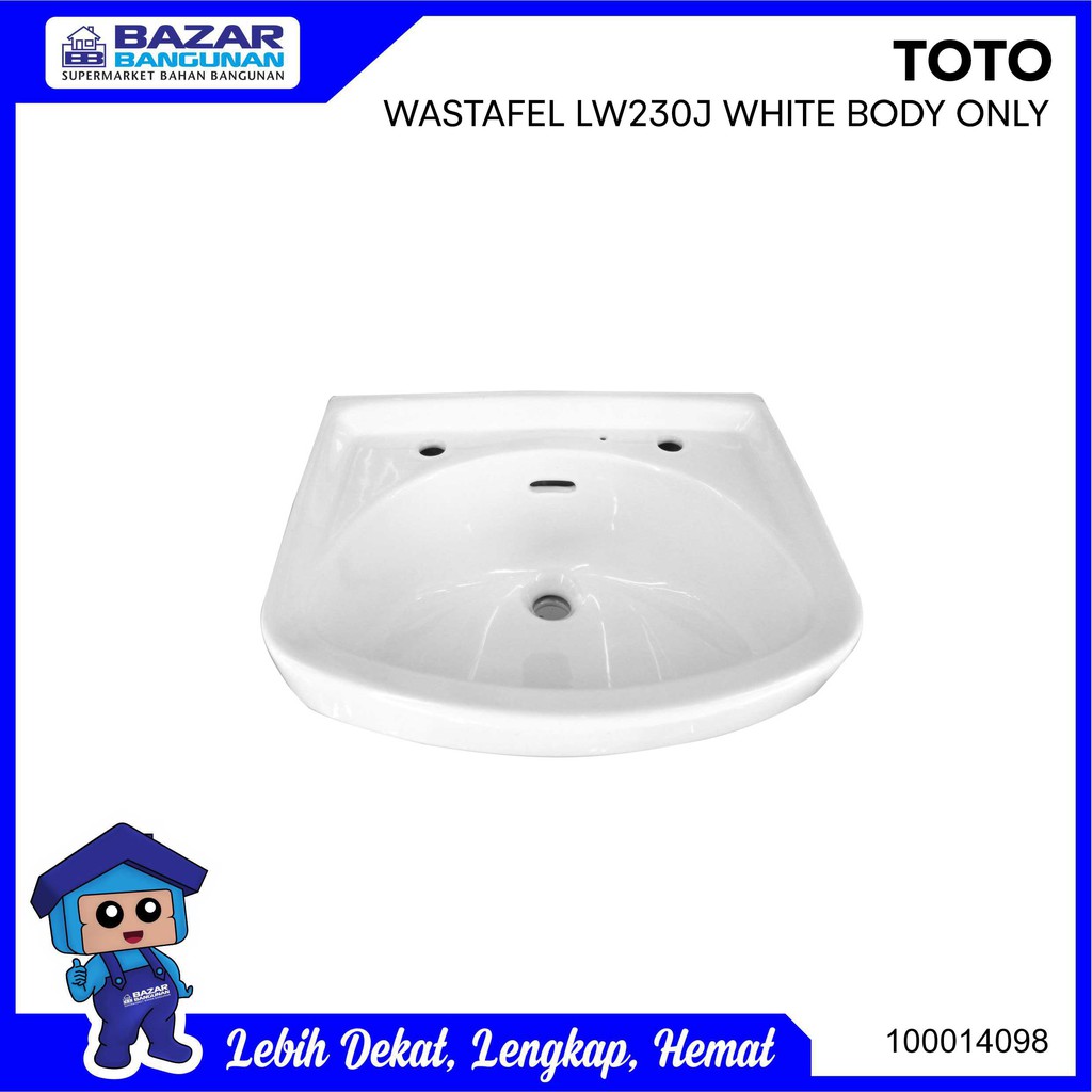 Toto - Washtafel / Wastafel / Westafel / Basin Lw 230 J / Lw230J White