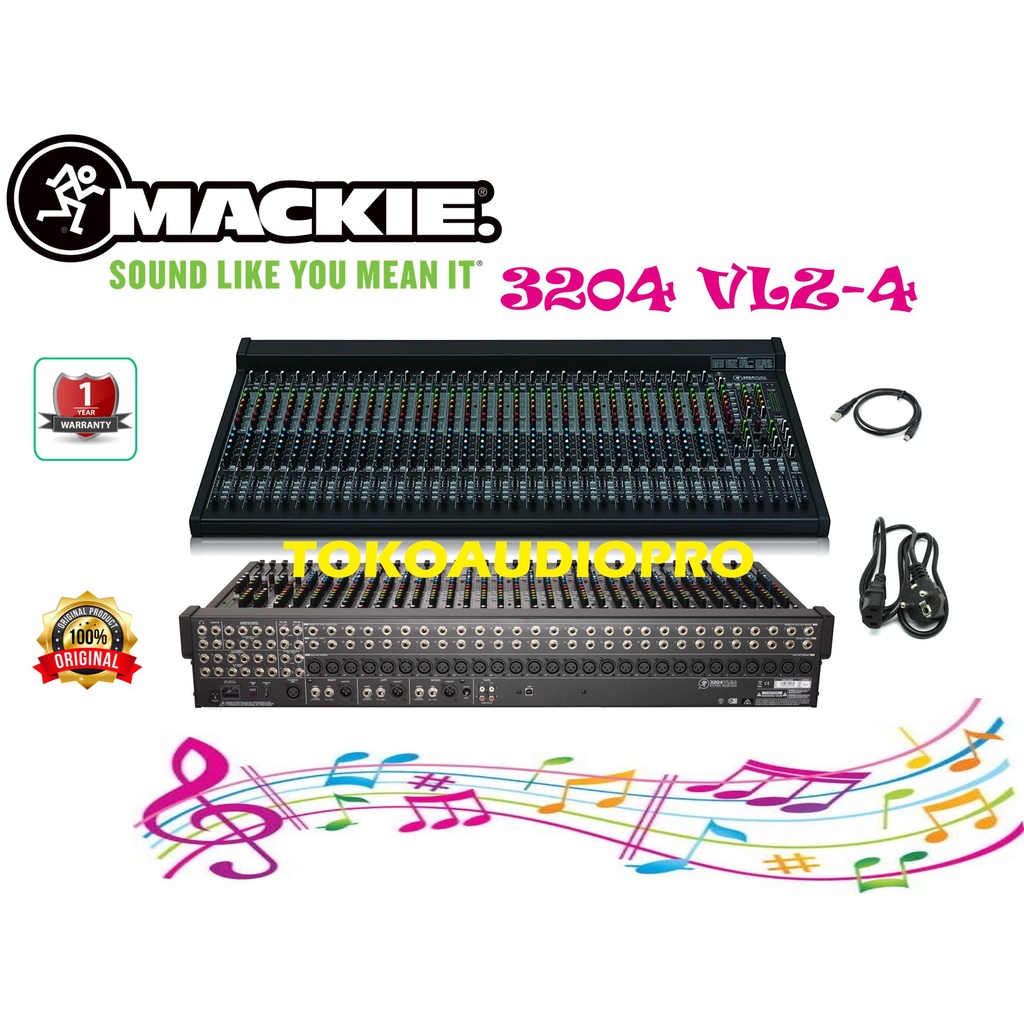 Promo Toko     Mackie 3204VLZ4 32-channel Mixer Original